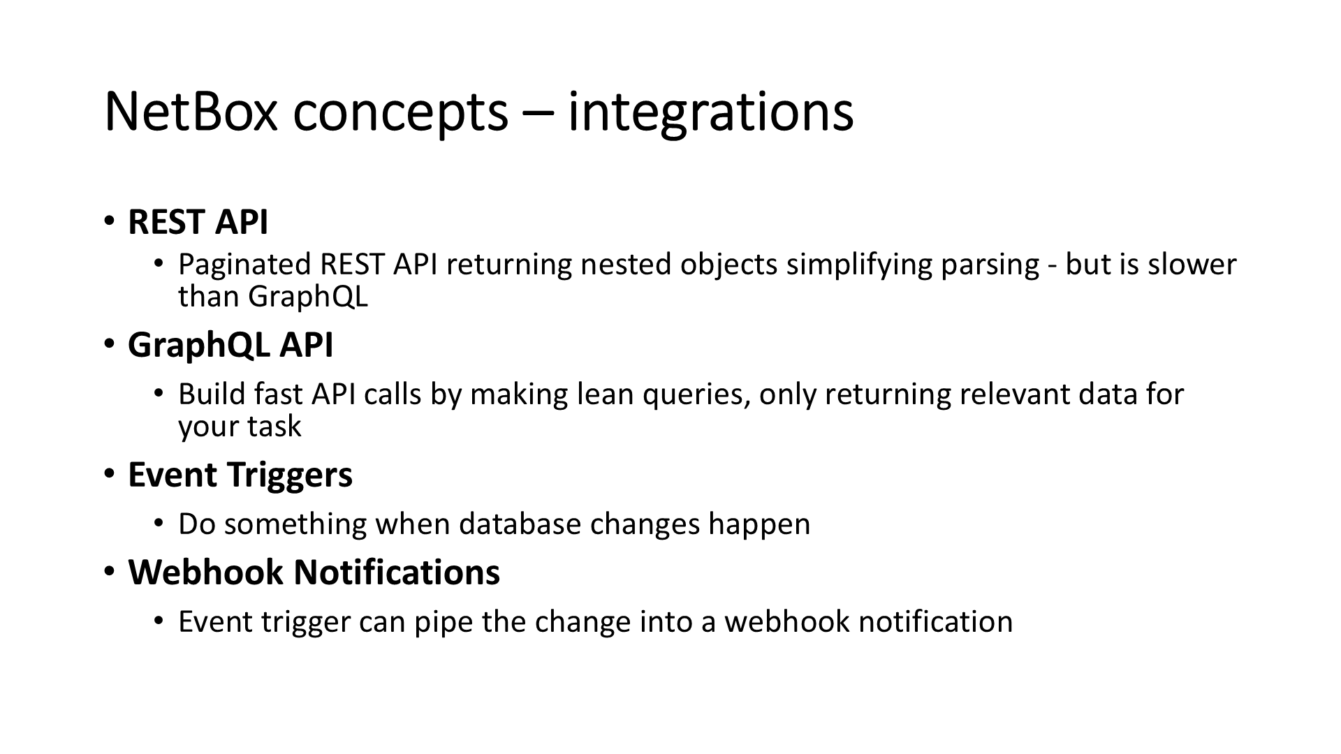 NetBox concepts – integrations